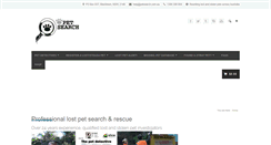 Desktop Screenshot of petsearch.com.au